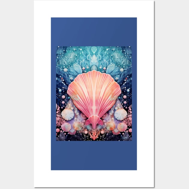 Summer Conch Shells Wall Art by EpicFoxArt